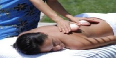 massage aux coquillages chauds